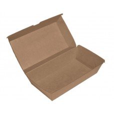 corrugated Card Large Snack Clamshell
